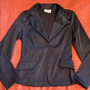 A. Byer Fitted Purple Blazer and Skirt  Tailored Professional